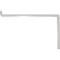 Ekena Millwork Steel Truss Shelf Bracket, White Primer 2"W x 12"D x 7 3/4"H BKTM02X12X07TSPWH - alternate 8